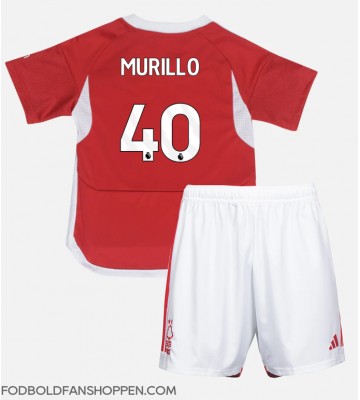 Nottingham Forest Murillo #40 Hjemmebanetrøje Børn 2023-24 Kortærmet (+ Korte bukser)